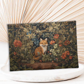 Vintage Fox in the Woods Kitchen Gift Cloth Placemat