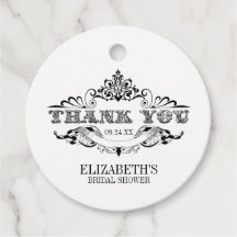 Vintage Frame Bridal Shower Thank You