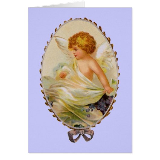 Vintage Framed Cherub Cards (Front)
