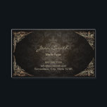 Vintage Framed Dark Damask Math Tutor Business Card<br><div class="desc">Vintage Framed Dark Damask Math Tutor Business Cards.</div>