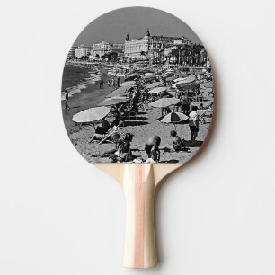Vintage France Cannes the beach Dart Board Ping Pong Paddle