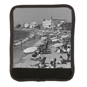 Vintage France Cannes the beach Luggage Handle Wrap