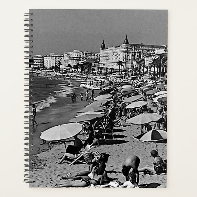 Vintage France Cannes the beach Planner (Front)