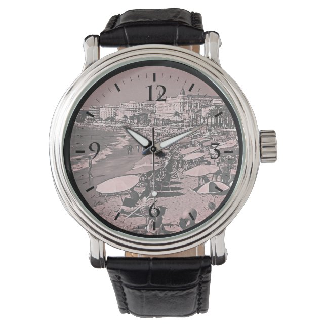 Vintage France Cannes the beach Watch (Front)