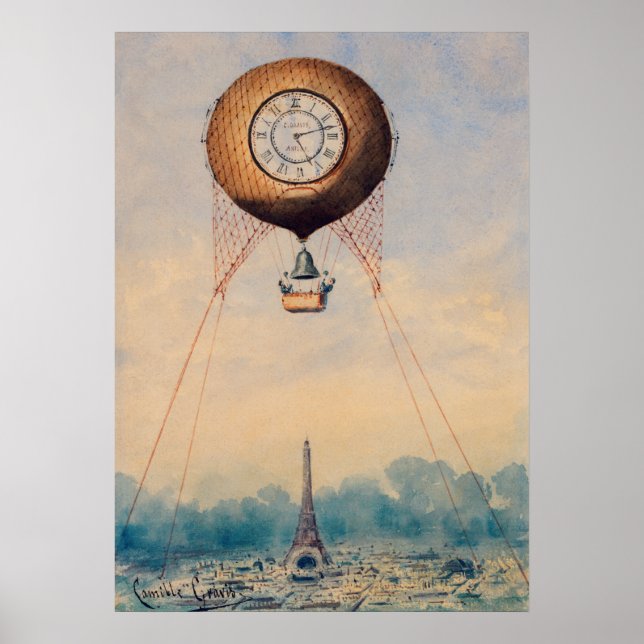 Vintage France Illustration Poster (Front)