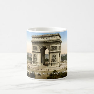 Vintage France mug, Arc de Triomphe Monument Paris Coffee Mug