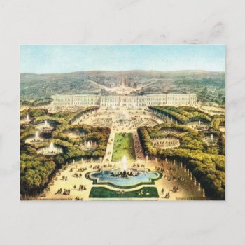 Vintage France  Palace Of Versailles Postcard by Franceimages at Zazzle