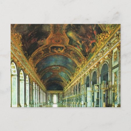 Vintage France, Palace Of Versailles Postcard