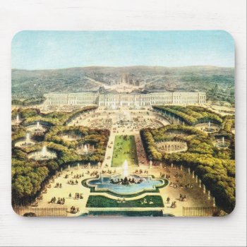 Vintage France  Palais De Versailles Mouse Pad by Franceimages at Zazzle