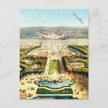 Vintage France  Palais De Versailles Postcard by Franceimages at Zazzle