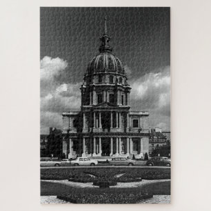 Vintage France Paris Church Saint Louis Invalides Jigsaw Puzzle