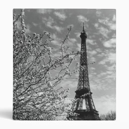 Vintage France Paris Eiffel tower 3 Ring Binder