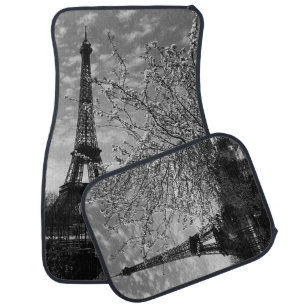 Vintage France Paris Eiffel tower Car Floor Mat