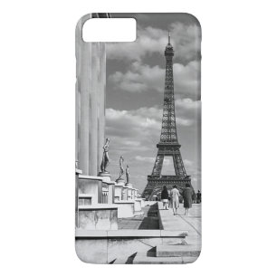 Vintage France Paris Eiffel tower Chaillot palace iPhone 8 Plus/7 Plus Case