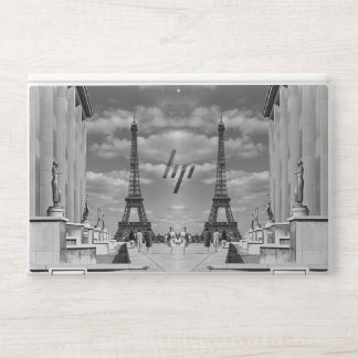 Vintage France Paris Eiffel tower Chaillot palace  HP Laptop Skin