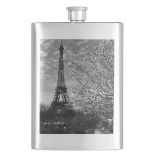 Vintage France Paris Eiffel tower Flask