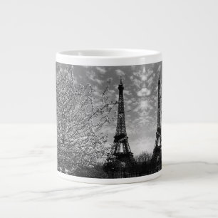 Vintage France Paris Eiffel tower Giant Coffee Mug