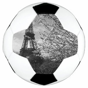 Vintage France Paris Eiffel Tower Playing Cards Soccer Ball