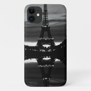 Vintage France Paris Eiffel tower reflection iPhone 11 Case