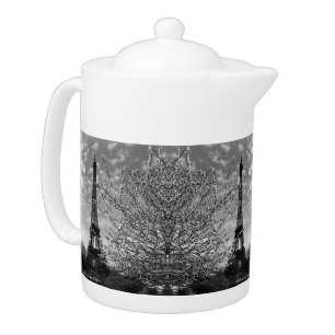 Vintage France Paris Eiffel tower Teapot