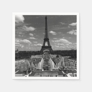 Vintage France Paris Fontains Tower Eiffel Napkins