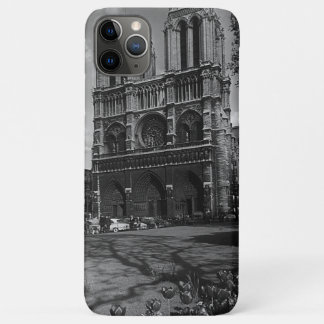 Vintage France Paris Notre Dame Cathedral iPhone 11 Pro Max Case