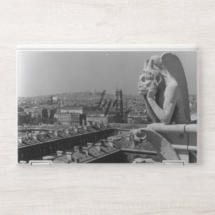 Vintage France Paris Notre Dame Cathedral thinker  HP Laptop Skin