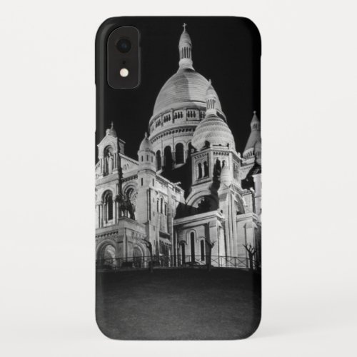 Vintage France Paris Sacre Coeur Basilica iPhone XR Case
