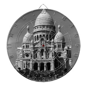 Vintage France Paris Sacre Coeur Basilica Dart Board