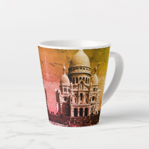 Vintage France Paris Sacre Coeur Basilica Latte Mug