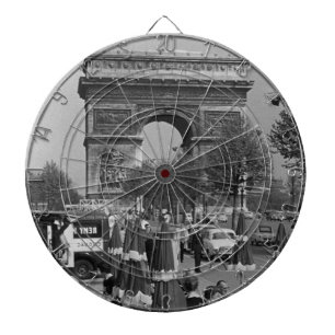 Vintage France Paris Triumphal arch Dart Board