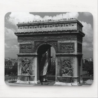 Vintage France Paris Triumphal arch Place Etoile Mouse Pad