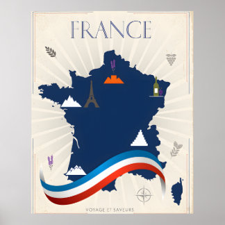 Vintage France Poster