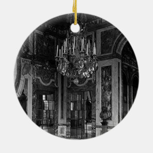 Vintage France Versailles palace hall of war 1970 Ceramic Ornament