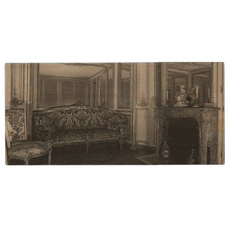 Vintage France Versailles palace Mme Barry's room Wood Flash Drive