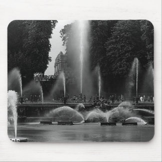 Vintage France Versailles palace neptune fountains Mouse Pad