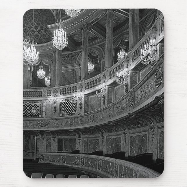 Vintage France Versailles palace opera house Mouse Pad (Front)