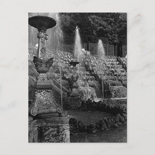 Vintage France Versailles palace Salle de Bal Postcard (Front)