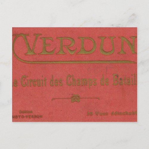 Vintage France   World War I Verdun Postcard