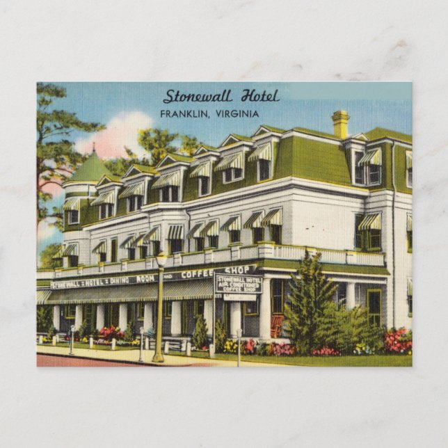 Vintage Franklin, Virginia Postcard (Front)