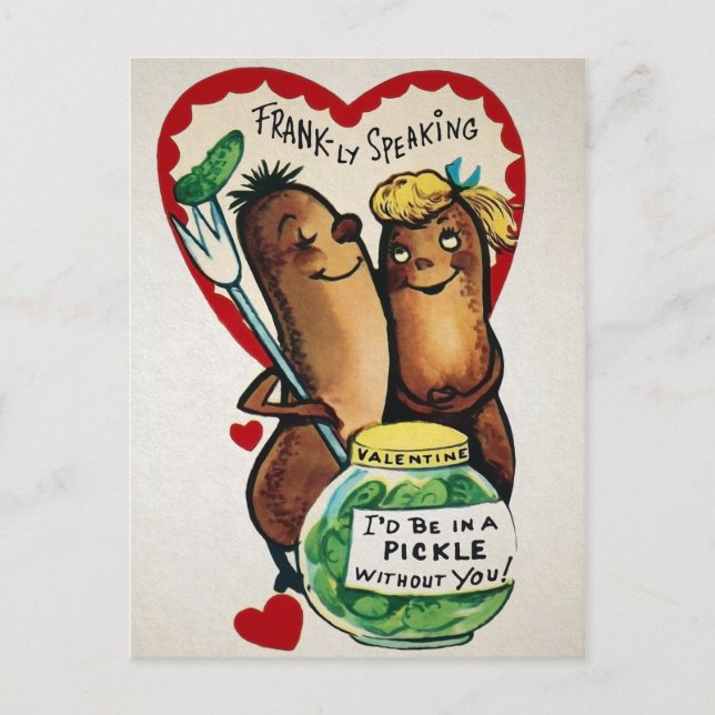 Vintage Franks Valentines Postcard (Front)