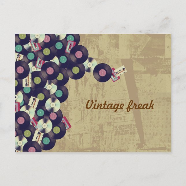 Vintage Freak Postcard (Front)