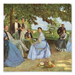 Vintage Frederic Bazille The Family Reunion Photo Print