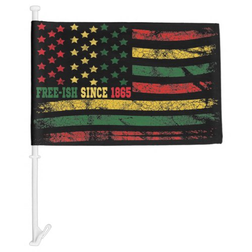 Vintage Free_ish Since 1865 Juneteenth Flag 