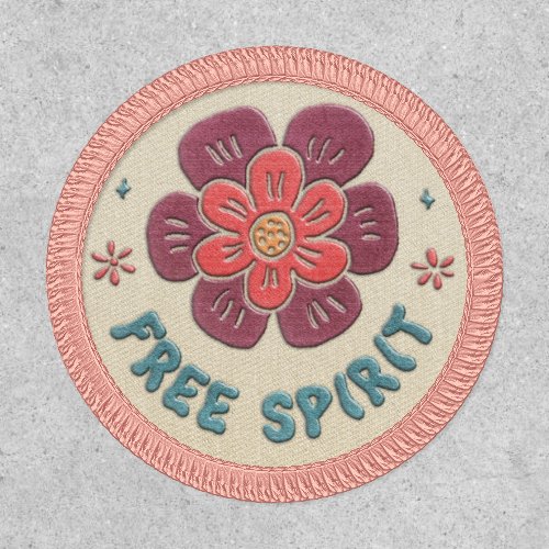 Vintage Free Spirit Floral 1960s and 1970s Patch