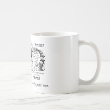 Vintage French Advertising Typography Coffee Mug by VintageImagesOnline at Zazzle