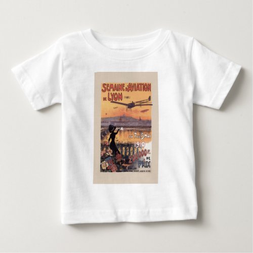 Vintage French Aviation Baby T_Shirt