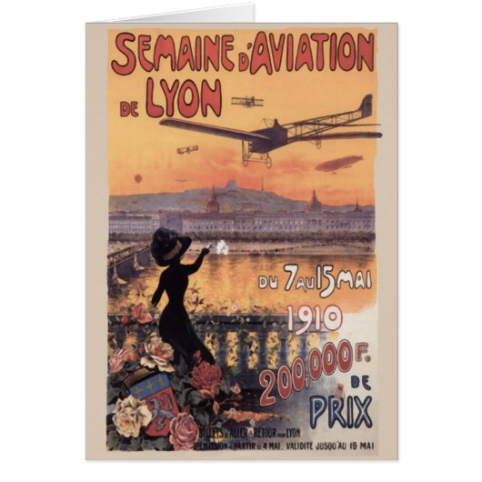 Vintage French Aviation Cards (Front)