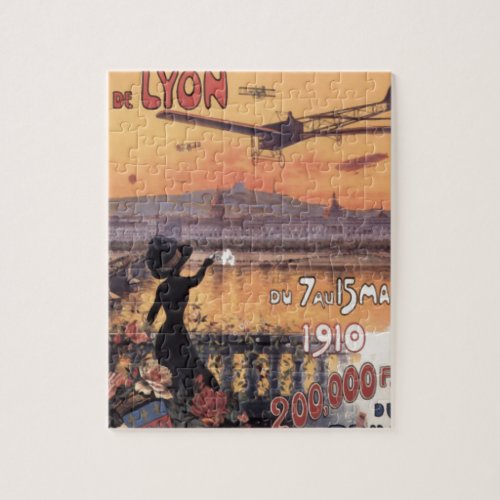 Vintage French Aviation Jigsaw Puzzle