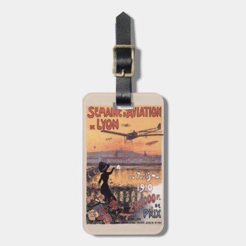 Vintage French Aviation Luggage Tags